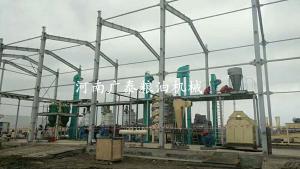 烏茲別克斯坦300噸棉籽預(yù)榨、浸出生產(chǎn)線安裝現(xiàn)場(chǎng)